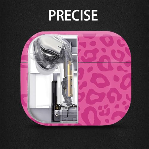Cute Airpods 4/5 Gen Case Cover Women Girl 2024/2026, Rose Pink Leopard - color: Rose Pink Leopard, size: For Airpods 4/5