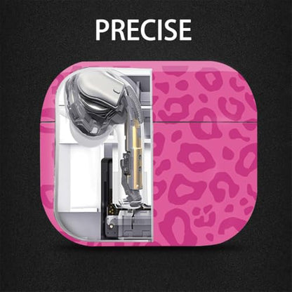 Cute Airpods 4/5 Gen Case Cover Women Girl 2024/2026, Rose Pink Leopard - color: Rose Pink Leopard, size: For Airpods 4/5