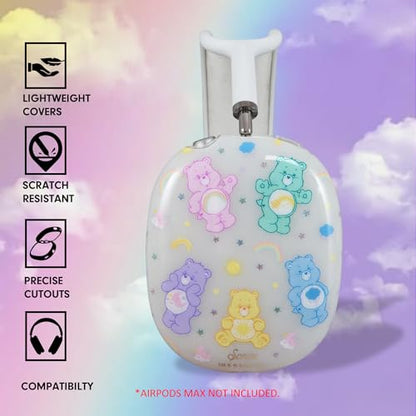 Sonix Protective Case for AirPods Max 2 & 1 | Headphones Cover | Stylish Hard Shell Ear Cup Covers | Care Bears Pastel - color: Care Bears Pastel