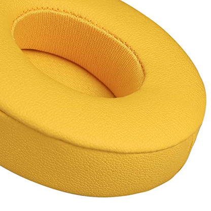 SoloWIT Earpads for Beats Solo 3 & Solo 2 On-Ear Headphones - Yellow - color: Yellow