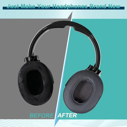 HAOMUK Replacement Ear Pads for Skullcandy Crusher Wireless/Evo/ANC Hesh 3/EVO/ANC, Headphones Ear Cushions, Headset Earpads, Ear Cups Cover-Titanium - color: Titanium