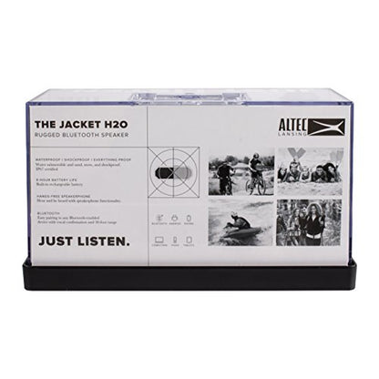 Altec Lansing LifeJacket - Waterproof Bluetooth Speaker, Wireless & Portable Speaker for Travel & Outdoor Use, 30 Hour Playtime & 50 Foot Range, Black - color: Black