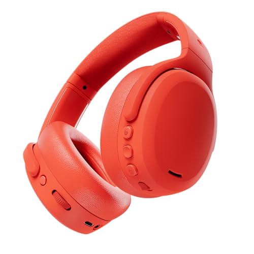 Skullcandy Crusher ANC 2 Noise Cancelling Wireless Headphones - Plasma | Multi-Sensory Crusher Bass, Over-Ear Fit, Bluetooth, 60 Hours Battery, Working Out, Gym, Travel, Studying, Music, Gaming - color: Plasma