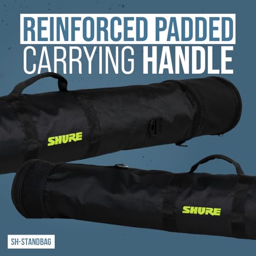 Shure by Gator Padded Carrying Bag that Holds Up to 2 Wireless Mic Systems; (SH-WRLSSCARRYBAG-2) - size: Gig Bag, style: Dual Wireless System