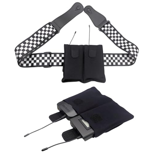 URSA Live Pouch: Premium Belt & Instrument Strap Pouch for Wireless Transmitters & Receivers. Quick and secure removal and attachment. Compatible with Line 6, Sennheiser, Shure & More - color: Double