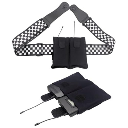 URSA Live Pouch: Premium Belt & Instrument Strap Pouch for Wireless Transmitters & Receivers. Quick and secure removal and attachment. Compatible with Line 6, Sennheiser, Shure & More - color: Double