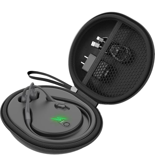 Charging Case Compatible with Shokz Headphones, FEFAIA 3 in 1 Wireless Fast Charging Station Built in 2000mAh, Magnetic Charger Stand Dock Cord Charging Cable for Aftershokz Aeropex AS800/S803