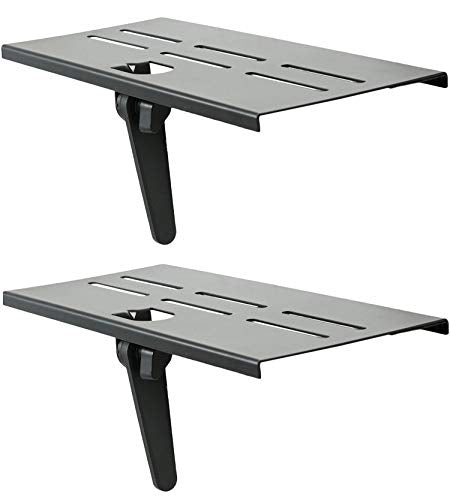 Mount Plus 05-01 2 Pack Top Shelf TV Mounting Bracket 12-inch Wide Platform | Holds Speaker, Streaming Device | Made for Apple TV and Remote (2 Pack) - color: 2 Pack