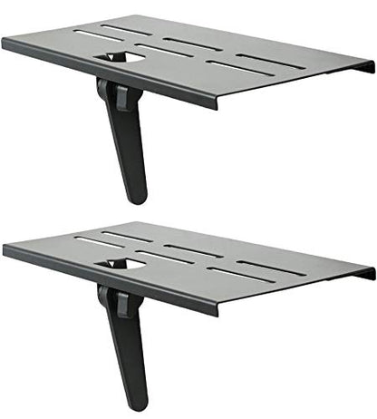Mount Plus 05-01 2 Pack Top Shelf TV Mounting Bracket 12-inch Wide Platform | Holds Speaker, Streaming Device | Made for Apple TV and Remote (2 Pack) - color: 2 Pack
