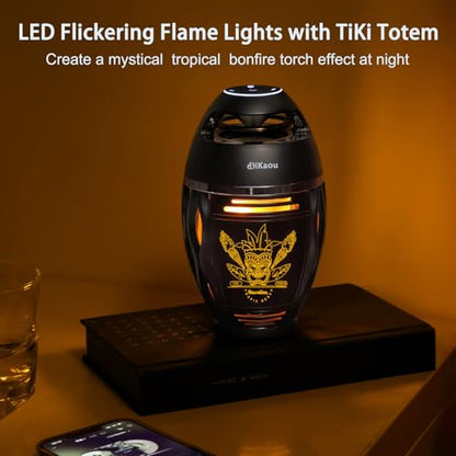 Gifts for Men Women, Bluetooth Speakers Outdoor with Flame Lights, Birthday Gifts for Him/Dad/Husband, Bluetooth 5.3 Wireless Speakers Base, Gift for Mom/wife, Cool Gadget for Patio Garden Yard Party
