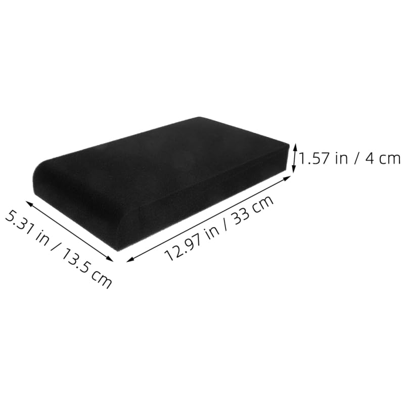 Totority Speaker Isolation Pads, Anti-Vibration Foam Cushions,2 Sets | Soundproof Shock Absorption Mat to Reduce Noise Interference, High-Density Sponge Base for Audio Equipment Protection