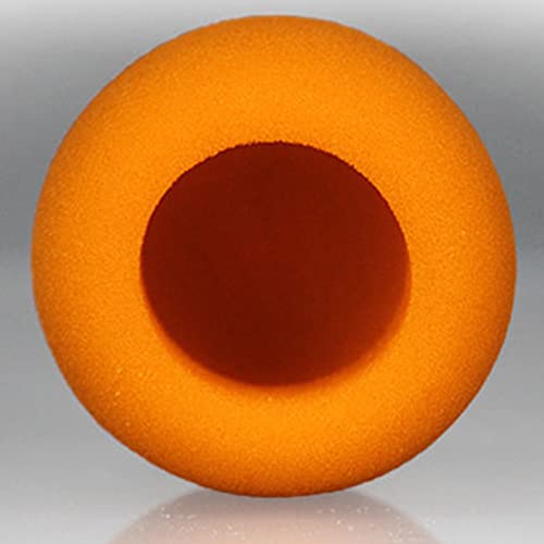 custom microphone cover Windshield foam cover microphone isolation shield Anchor Interview Headphones Windproof (round) - size: round