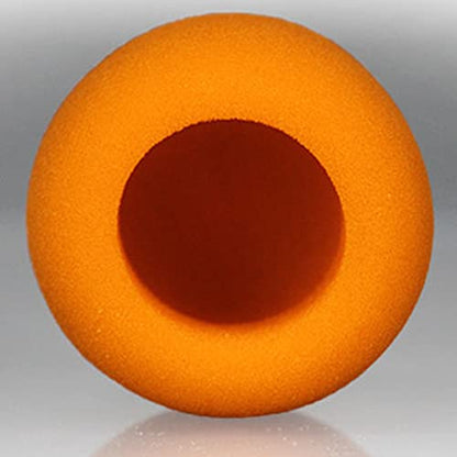 custom microphone cover Windshield foam cover microphone isolation shield Anchor Interview Headphones Windproof (round) - size: round