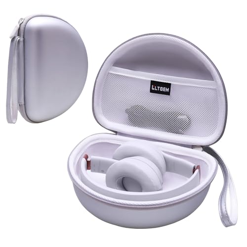 Case for Beats Studio Pro/Solo 4/Studio3/Solo3 Wireless Headphone PU Sliver | Hard Carrying Travel Case for Beats Studio Pro/Solo 4/Studio3/Solo3 Wireless Headphone - color: PU Sliver