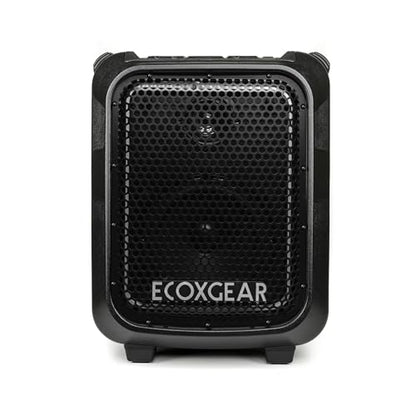 ECOXGEAR: EcoBoulder Ultra – 121dB Loud Rugged Bluetooth 5.1 Speaker, IP67 Waterproof, Drop and dustproof with Party Lights, 50+ Hours runtime, it Even Floats – Black