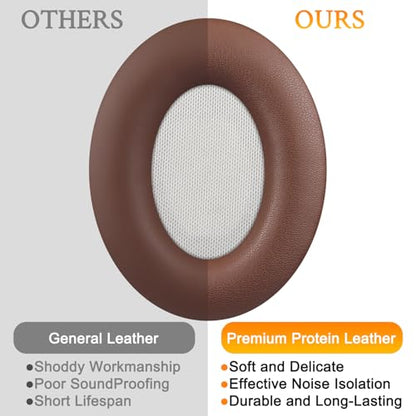 SoloWIT Earpads for Bose Headphones - Coffee&White - color: Coffee&White