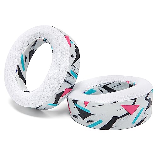 WC Freeze Pulse 3D - Cooling Gel Earpads for Sony PS5 Pulse 3D | Made by Wicked Cushions | Thicker Cushion & Wider Opening | 90's White - color: 90's White