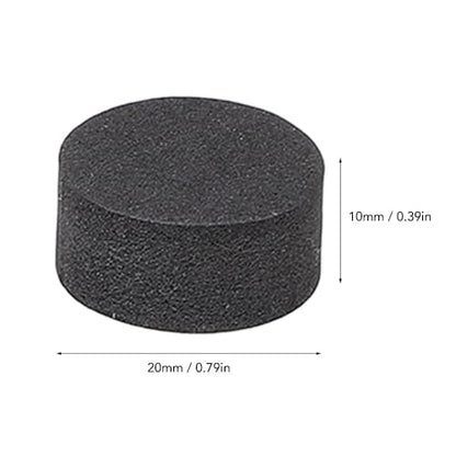 50Pcs Black EVA Foam Vibration Soundbar Isolation Pads Non Slip Thickened Adhesive Shock Absorption Pads Studio Monitors(20 * 10mm) - style: 20*10mm