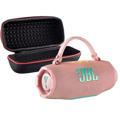 JBL Charge 6 Portable Bluetooth Speaker (Pink) | IP68 Waterproof, DustProof, and DropProof, Outdoor Wireless Audio |28Hrs Playtime + Travel Case Bundle - color: Pink