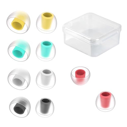 5 Pairs KBEAR 07 Ear Tips, KINBOOFI KZ ZS10 PRO Silicone IEM Eartips Earbuds for KZ ZST ZS10 PRO X AS10 AS24 ZSN ZSN PRO X ZSN PRO ZS10 PRO2 TANGZU WAN'ER CCZ DC02 DC01-PRO Wired Headphone（S/M/L）