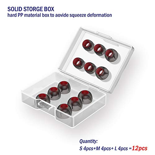 Turbo Silicone Eartips Replacement for KZ Earbuds,6 Pairs,S/M/L | Compatible with KZ ZSN Pro X& Linsoul KZ ZS10 Pro/ Pro 2 & ZiiGaat Arcanis / Lush/ Odyssey /x Hangout /x Fresh Reviews Arete