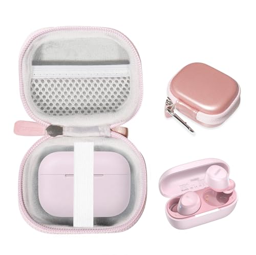 Case for TOZO A1 Mini Wireless Earbuds Bluetooth 5.3 in Ear Light-Weight Headphones (Rose Gold) - color: Rose gold