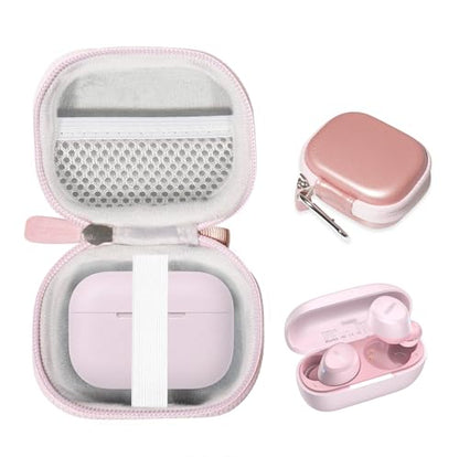 Case for TOZO A1 Mini Wireless Earbuds Bluetooth 5.3 in Ear Light-Weight Headphones (Rose Gold) - color: Rose gold