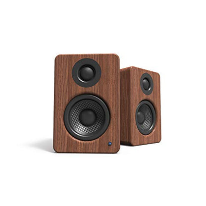 Kanto YU2 Powered 2 Channel Stereo Computer Speakers W/Built-in USB DAC - Walnut - color: Walnut