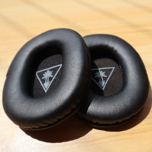 Ear Force XO Seven Ear Pads, Replacement Protein Leather Earpads for Turtle Beach XO 7, Recon 50 60P, Stealth 500 P X, 600 Gen 1, 350VR 400 420X 450 520 X12 300 Atlas Headphones (Not for XO7 Pro)
