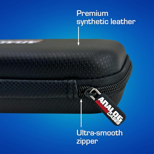 ANALOG CASES Motu M2/M4 & Universal Audio Volt 4 Case - Compact GLIDE Case | Rigid Molded EVA Case, Excellent Protection, Compact Design & Precise Custom Fit, Smooth Zipper, Super-Soft Velvet Lining