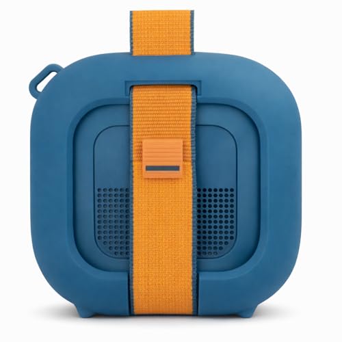alltravel Silicone Cover for Bose New SoundLink Micro Portable Bluetooth Speaker (2nd Gen) with Neck Lanyard (Twlight Blue) - color: Twlight Blue