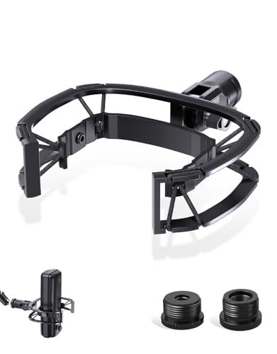 Custom Shock Mounts for Elgato Wave 1/3 Microphone, Aluminum Frame | Custom Built Reinforced Suspension for Max Vibration Isolation, Shock Mount Holder Clip Ideal for Youtubers, Podcasters - size: Wave Shock Mount