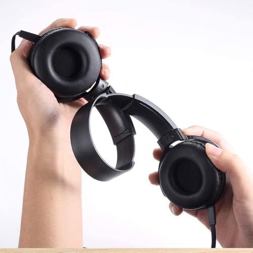 2 Pack Wired Classroom Headphones with Microphone for Kids All Ages K-12, Durable Students Computer Headphones for School, Library, Airplane, Online Learning and Travel (HY450, Black)