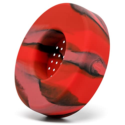 WC SweatZ Solo - Patented Earpad Sweat Covers for Beats Solo 4 & 3, Made by Wicked Cushions | Sweatproof & Machine Washable | Lava - color: Lava