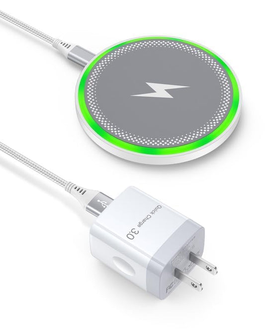 Pixel 10a 10 Pro XL Wireless Charger Android Fast Charging for Google Pixel | 15w Wireless Charging Pad with Block Cargador for Pixel 10 9 Pro Xl 8 8a, Inalmbrico Para Samsung For Galaxy S26 iPhone 17 - color: Wireless Charger White