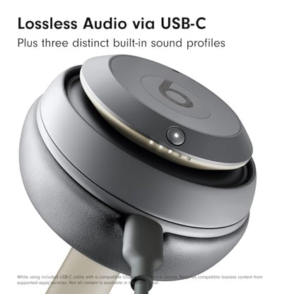 Beats Studio Pro Premium Wireless Over-Ear Headphones- Up to 40-Hour Battery Life, Active Noise Cancelling, Great for Travel & Commuting, Apple & Android Compatible - Exclusive Sand Gray - color: Sand Gray, style: Standalone