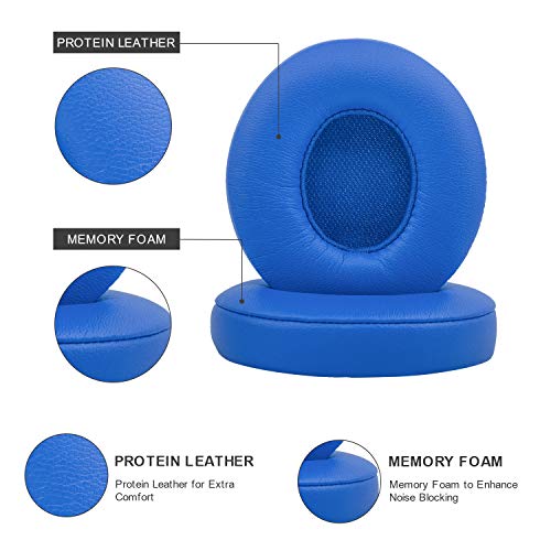 Link Dream Earpads for Beats Solo 3 & Solo 2 On-Ear Headphones - Blue - color: Blue