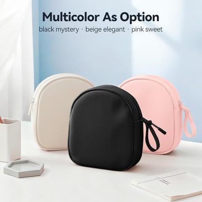 Inesore Soft Headphone Case Headset Carrying Storage Bag Pouch,Black - color: A-Black