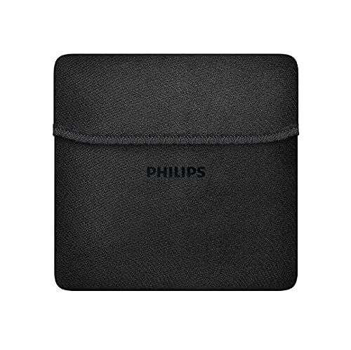 Philips Active Noise Cancelling Headphones Wireless Bluetooth Flat Folding Lightweight Over Ear Wireless Headphones w/Multipoint Bluetooth Connection 30h Playtime with Deep Bass