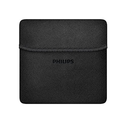 Philips Active Noise Cancelling Headphones Wireless Bluetooth Flat Folding Lightweight Over Ear Wireless Headphones w/Multipoint Bluetooth Connection 30h Playtime with Deep Bass