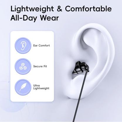 Single Sided Type C Earphone with Microphone | Wired One Ear Earbud | for Phone Laptop PC | USB-C Single Ear Headset 1pc
