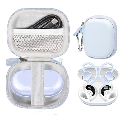 Case for Ltinist BX27 Wireless Earbud, Bluetooth 5.4 Headphones IP7 Waterproof Sport (Light Blue) - color: Light Blue