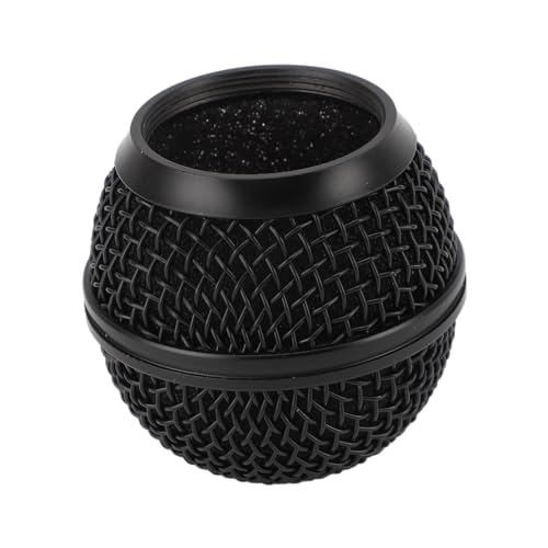 Mic Grille Replacement, Metal Microphone Grille Ball with Inner Foam, Microphone Ball Mesh Grill Parts for SM58 SM58S SM58LC BETA58 BETA58A SA M30 SV100 UT2 PGX24 SLX4