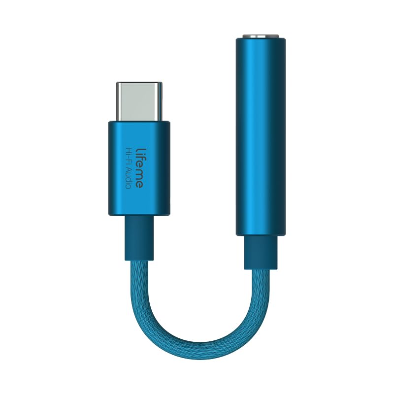 Meizu Lifeme HIFI3 USB C to 3.5mm DAC Adapter, CX31993 HiFi Headphone Dongle, 32bit/384kHz High-Resolution Audio,HiFi Amplifier for iPhone 15/16/17 Series, iPad Pro, Android Phones, Tablets, Laptops