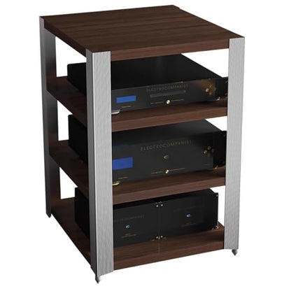 Audio Rack Cabinet/Av Media Audio Component Stand, Low Profile Audio Video Shelving for Cd Players, Av Component Stand Audio-Video Tower(Large) - size: Large