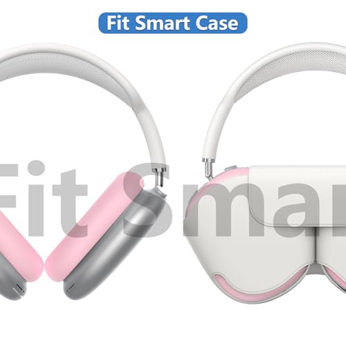 Silicone Ear Pads Case Cover for AirPods Max 2/1 Headphones Cushions, Pink - color: Pink-MGEB
