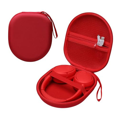Headphone Headset Case Compatible with JBL Tune 520BT 720BT/BERIBES/KVIDIO/Soundcore by Anker/Sony Wireless On-Ear Headphones,Red - color: Red