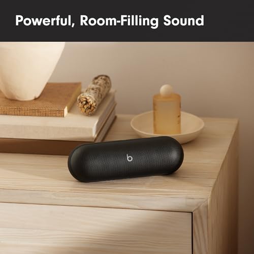 Beats Pill - Wireless Bluetooth Speaker with AppleCare+ (2 Years) - Matte Black - color: Matte Black, style: With AppleCare+