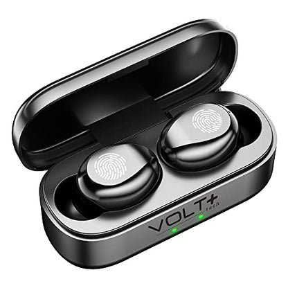 Wireless V5.3 Bluetooth Earbuds Compatible with Redmi Note 12 Pro Updated Micro Thin Case Quad Mic 8D Bass IPX7 Waterproof/Sweatproof