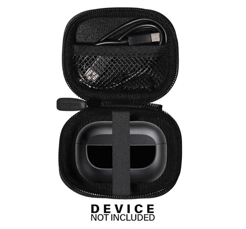 Case for TOZO OpenEarRing True Open Ear Earbuds (Black) - color: Black